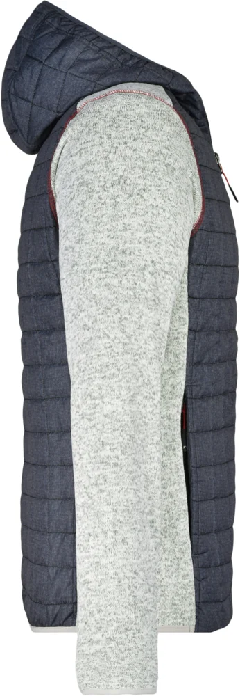 Men's Knitted Hybrid Jacket