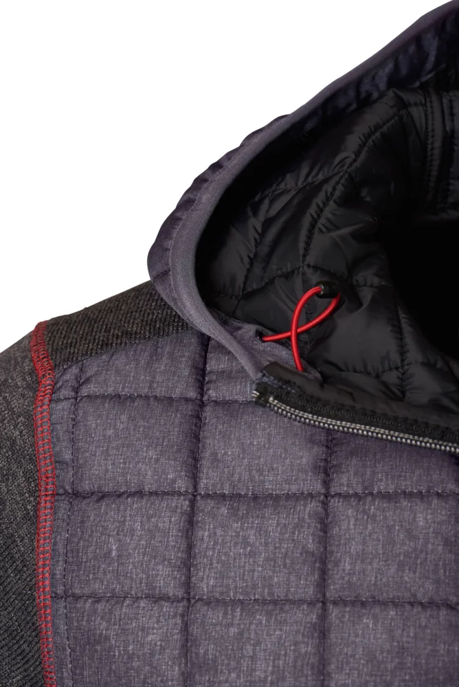 Men's Knitted Hybrid Jacket