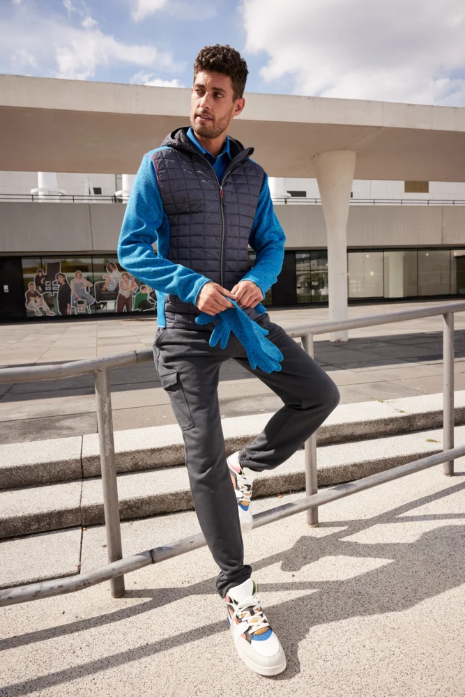 Men's Knitted Hybrid Jacket