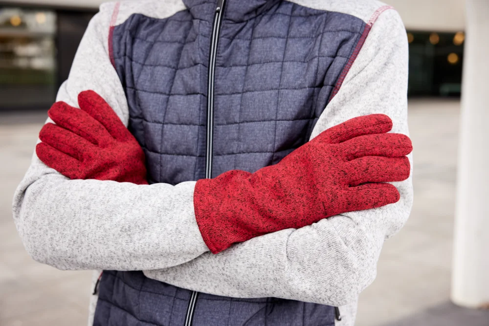 Men's Knitted Hybrid Jacket