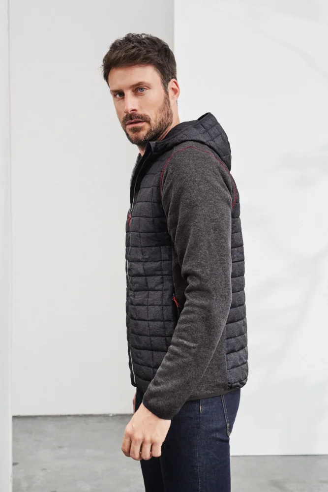 Men's Knitted Hybrid Jacket
