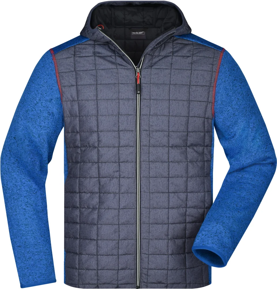 Men's Knitted Hybrid Jacket