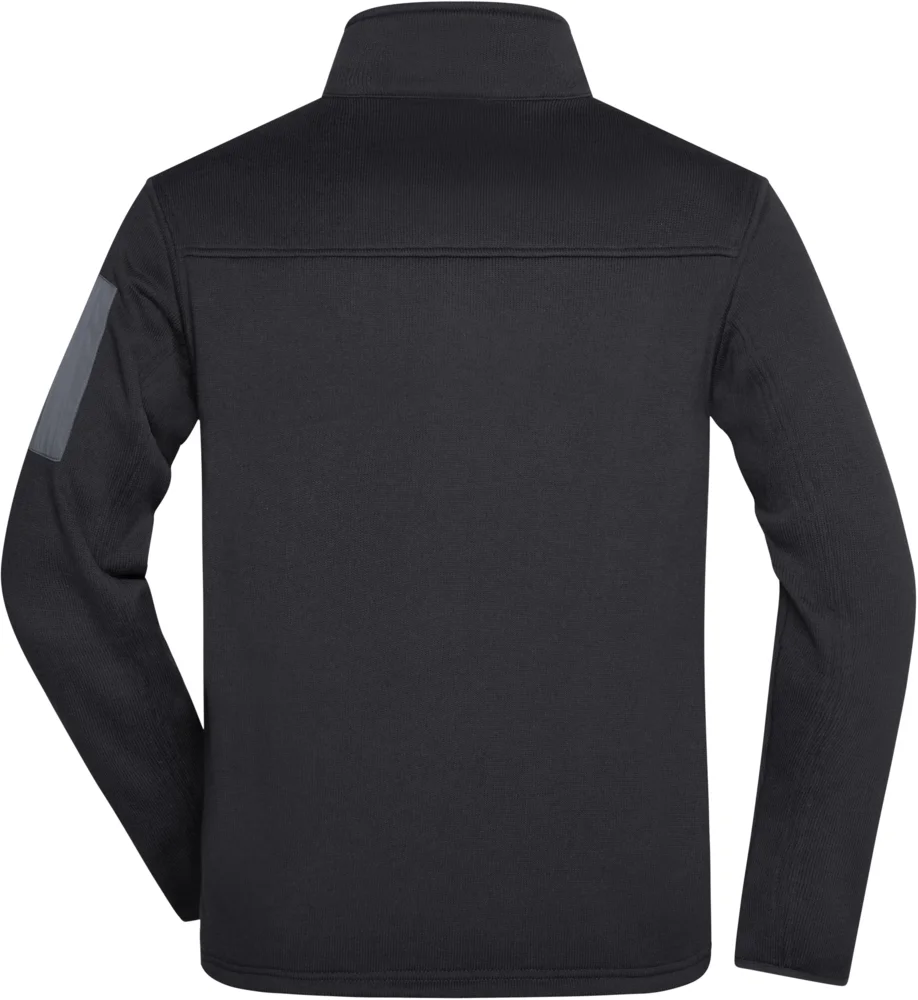 Herren Strickfleece Jacke