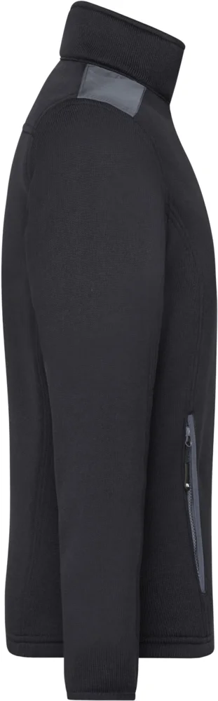 Herren Strickfleece Jacke
