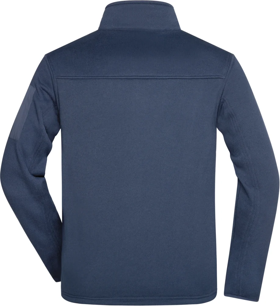 Herren Strickfleece Jacke