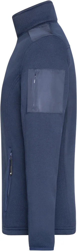 Herren Strickfleece Jacke