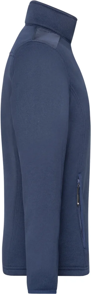 Herren Strickfleece Jacke