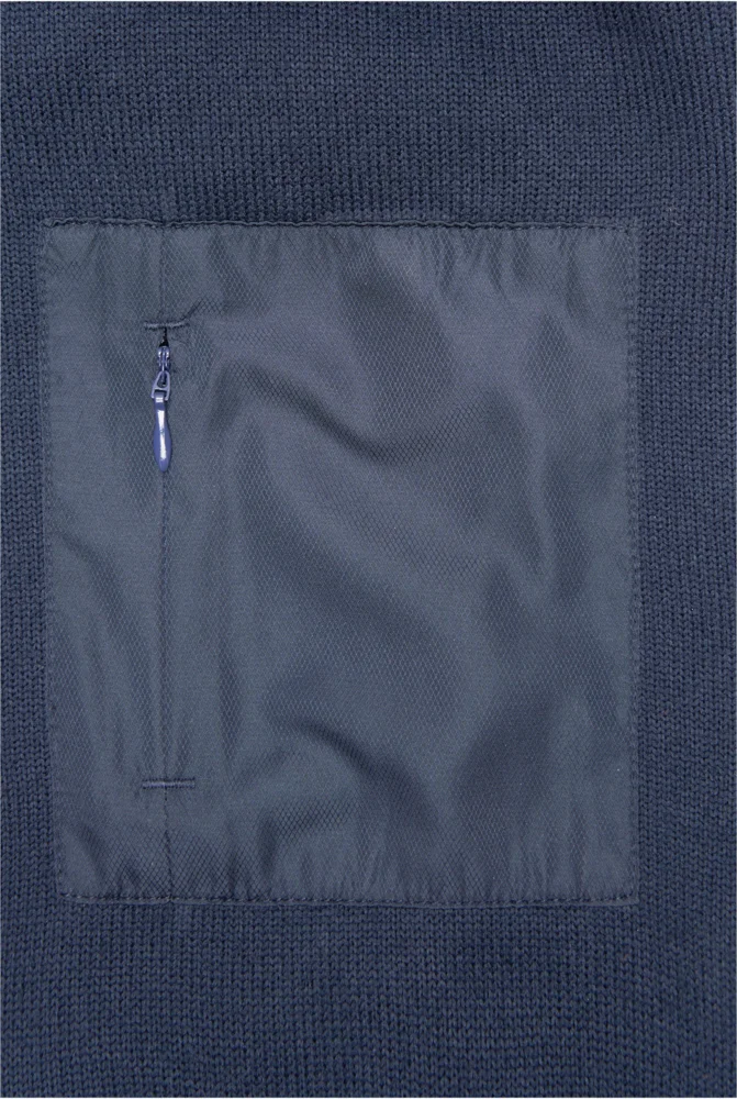 Herren Strickfleece Jacke