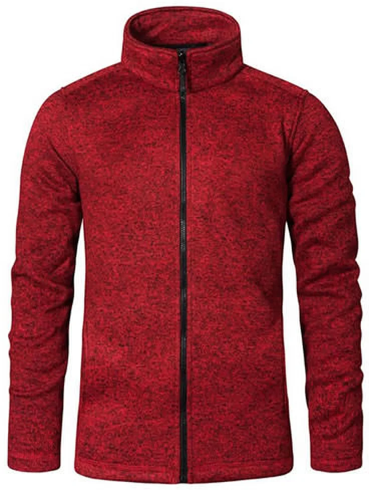 Men's Knitted Fleece Jacket
