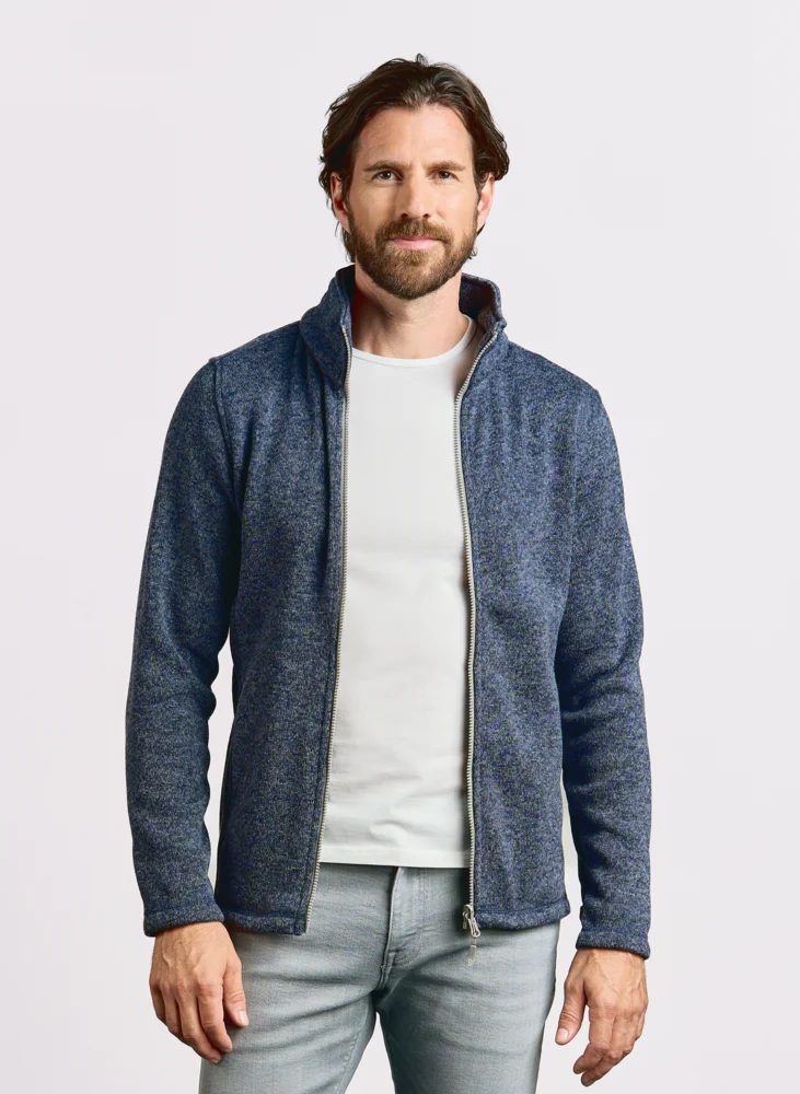 Men's Knitted Fleece Jacket