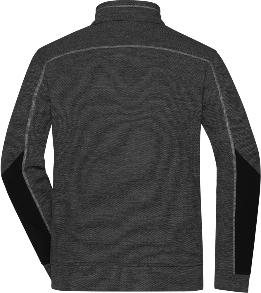 Herren Strickfleece Jacke