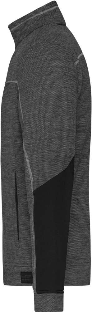 Herren Strickfleece Jacke