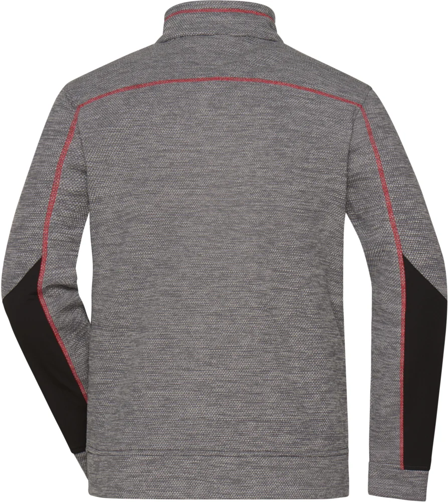 Herren Strickfleece Jacke
