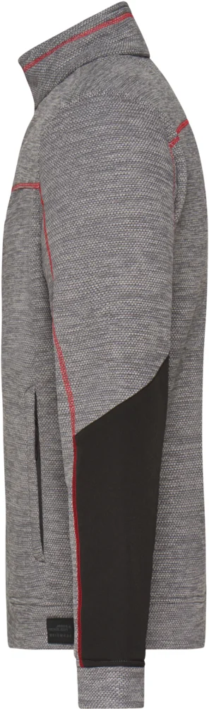 Herren Strickfleece Jacke