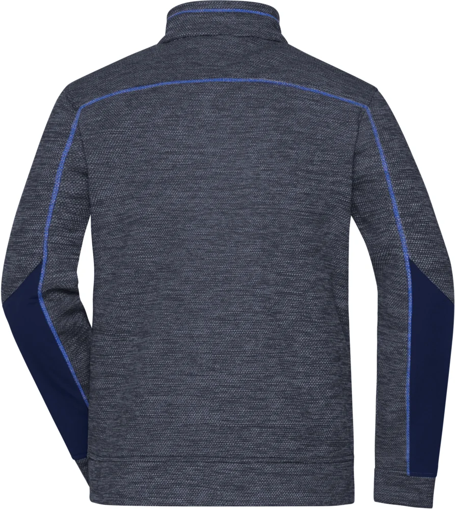 Herren Strickfleece Jacke
