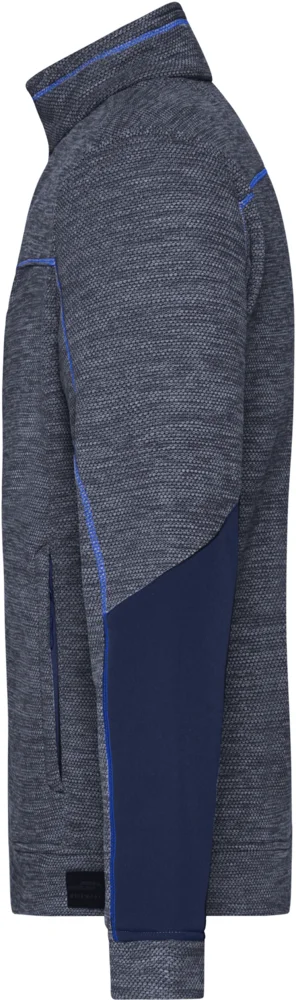 Herren Strickfleece Jacke