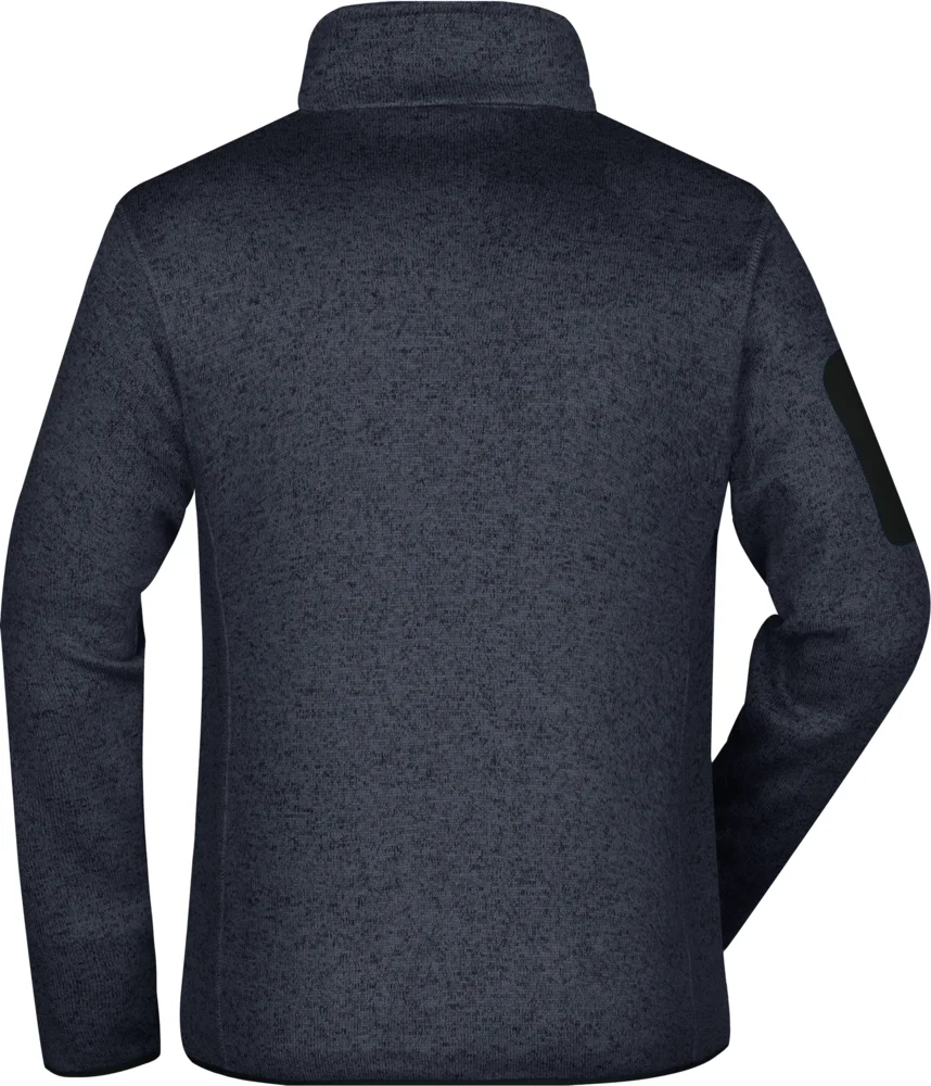 Herren Strickfleece Jacke