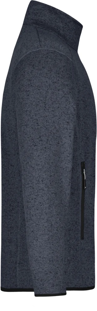 Herren Strickfleece Jacke