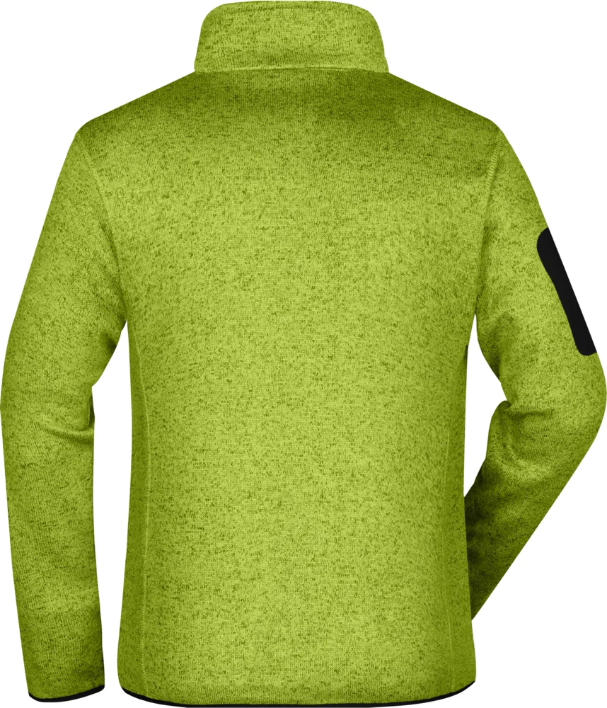 Herren Strickfleece Jacke