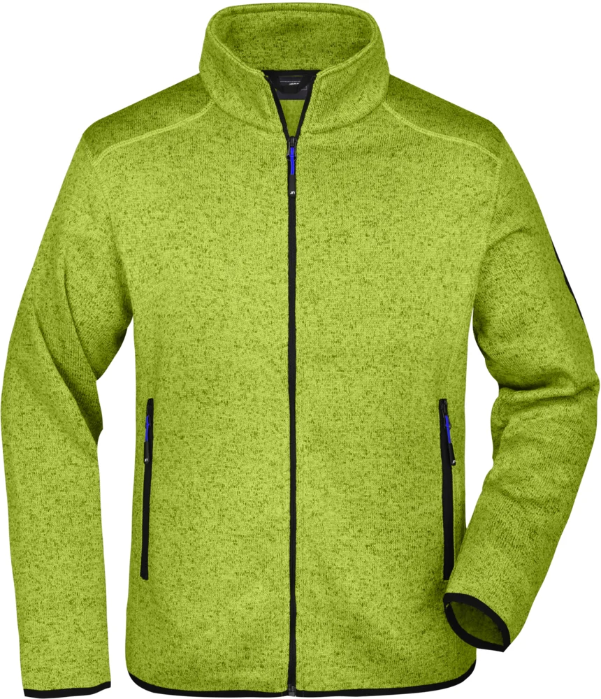 Herren Strickfleece Jacke