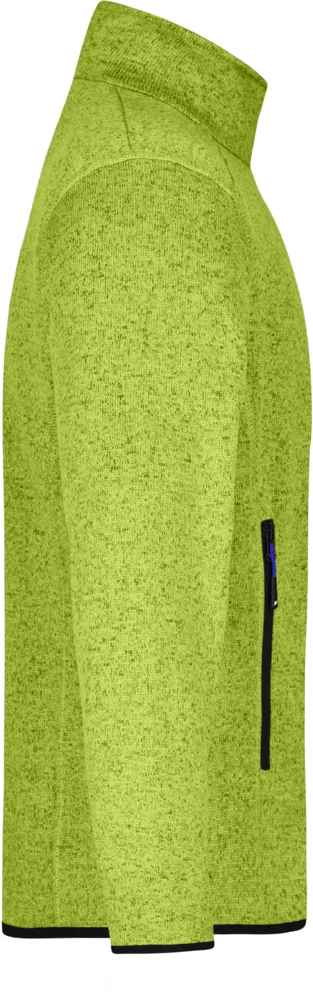 Herren Strickfleece Jacke
