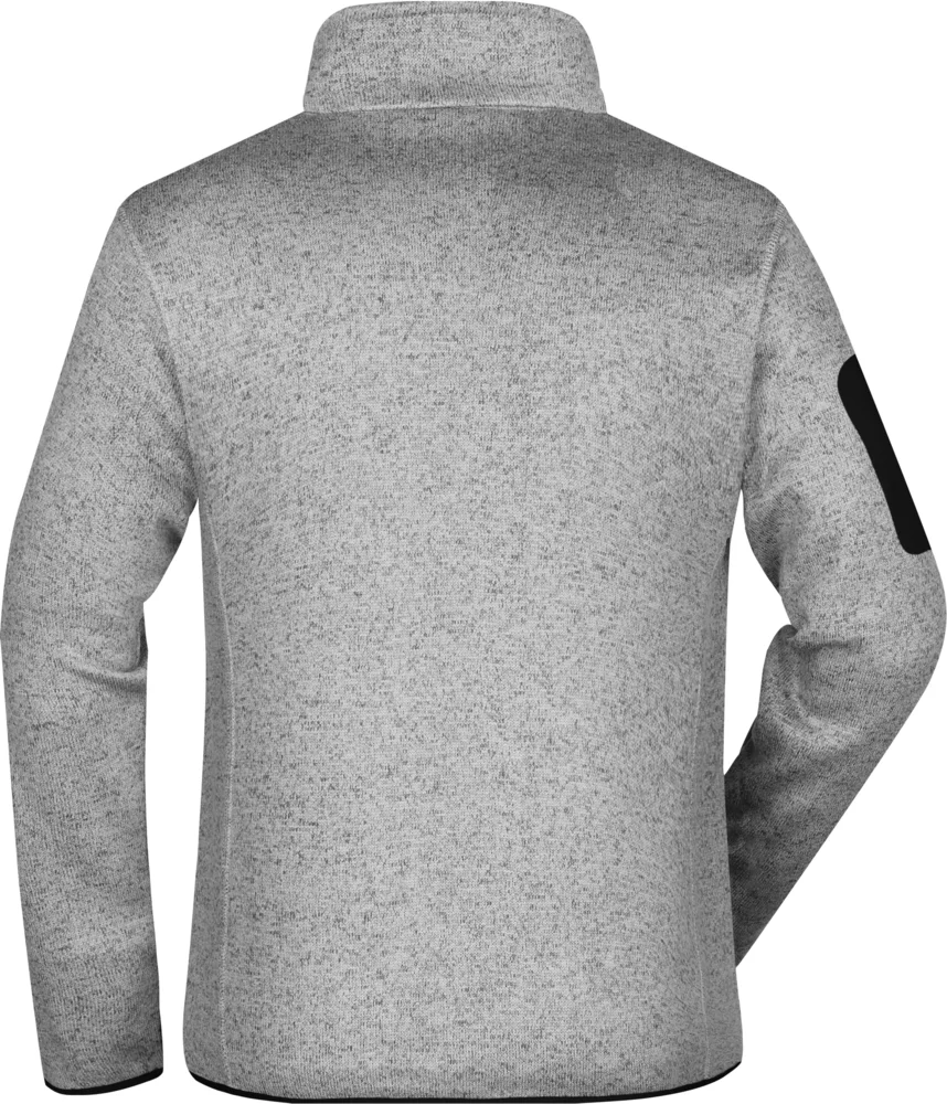 Herren Strickfleece Jacke