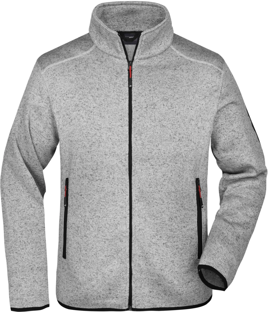 Herren Strickfleece Jacke