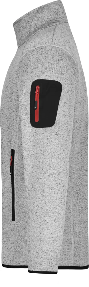 Herren Strickfleece Jacke