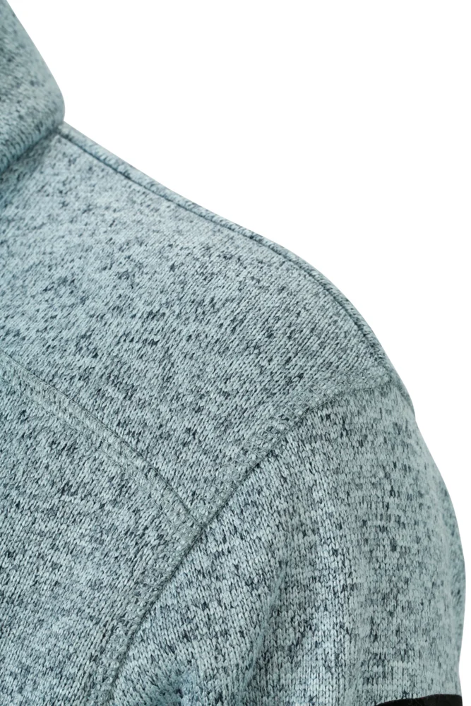 Herren Strickfleece Jacke