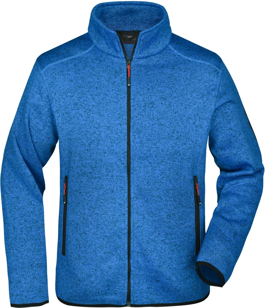 Herren Strickfleece Jacke