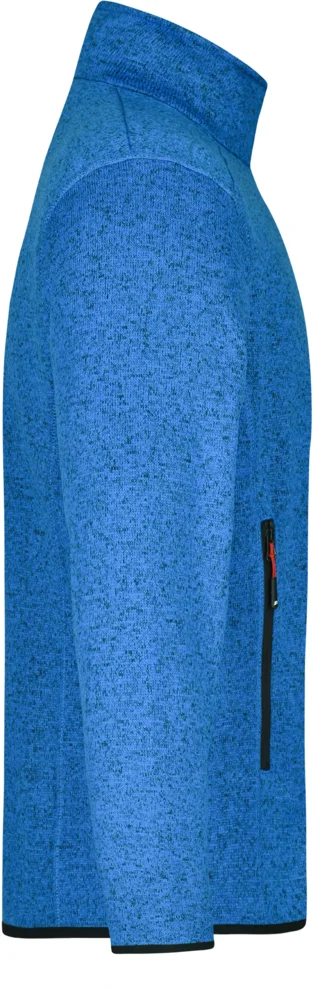 Herren Strickfleece Jacke