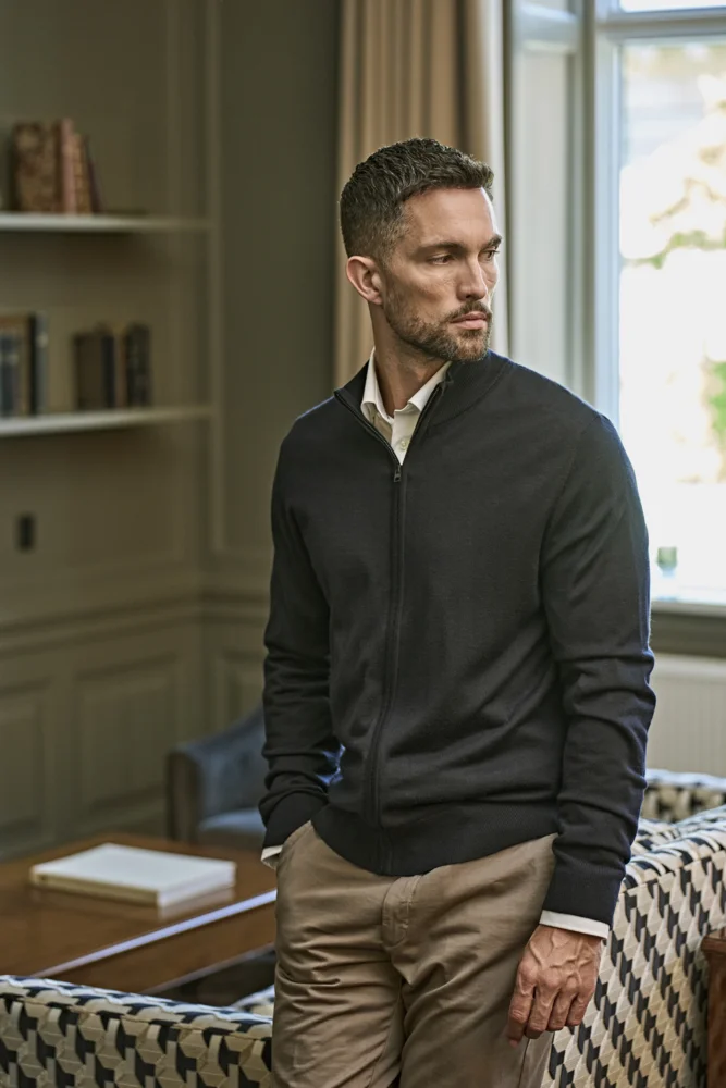 Herren Strickjacke