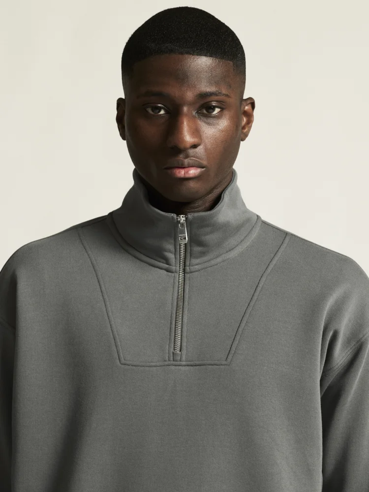 Herren Sweater mit 1/4 Zip