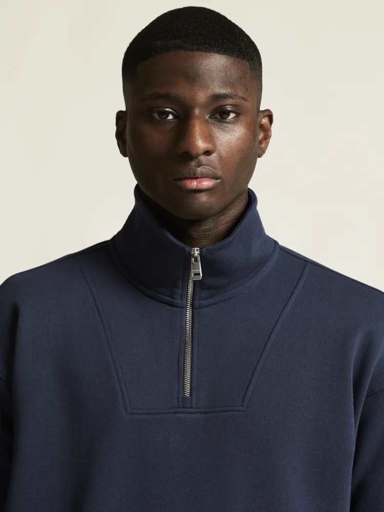 Herren Sweater mit 1/4 Zip