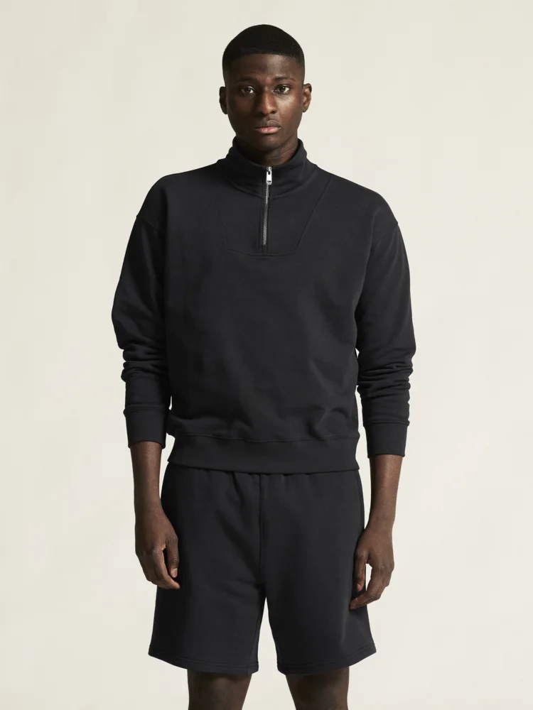Herren Sweater mit 1/4 Zip