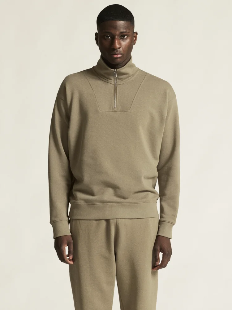 Herren Sweater mit 1/4 Zip
