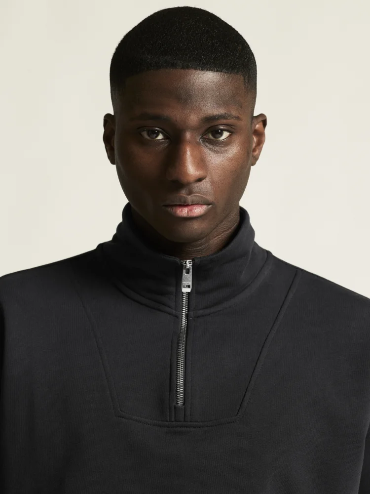 Herren Sweater mit 1/4 Zip