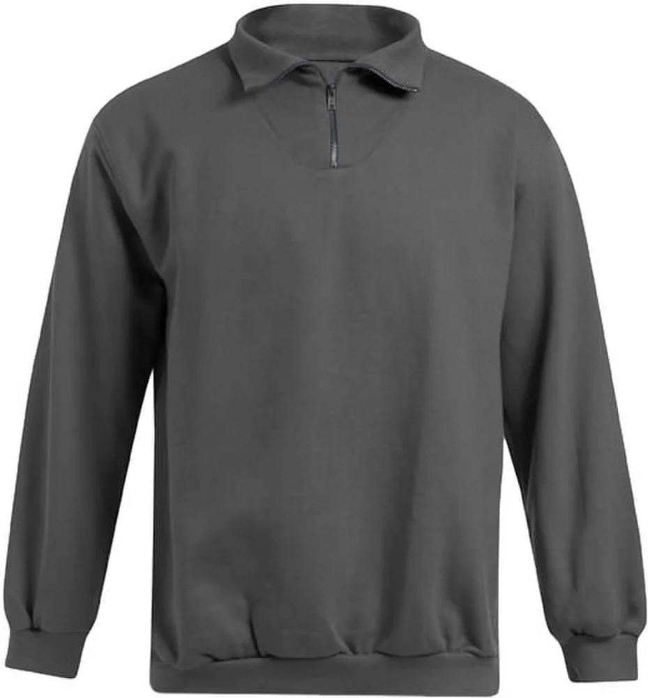 Men's sweater with 1/4 zip "Troyer"