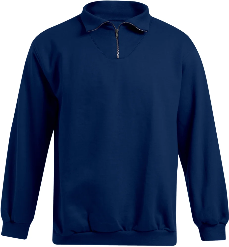 Men's sweater with 1/4 zip "Troyer"