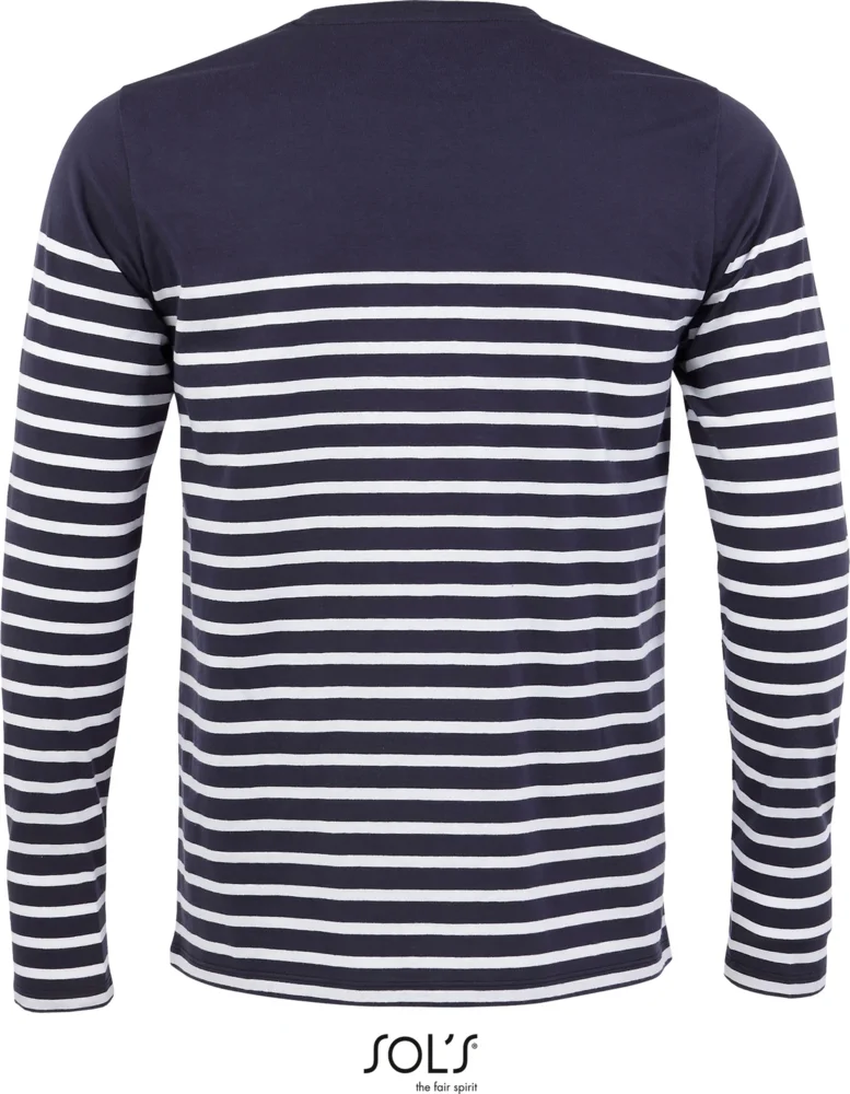 Men's T-Shirt striped long-sleeve