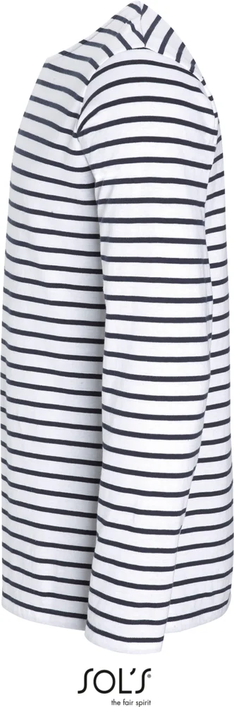 Herren T-Shirt langarm gestreift