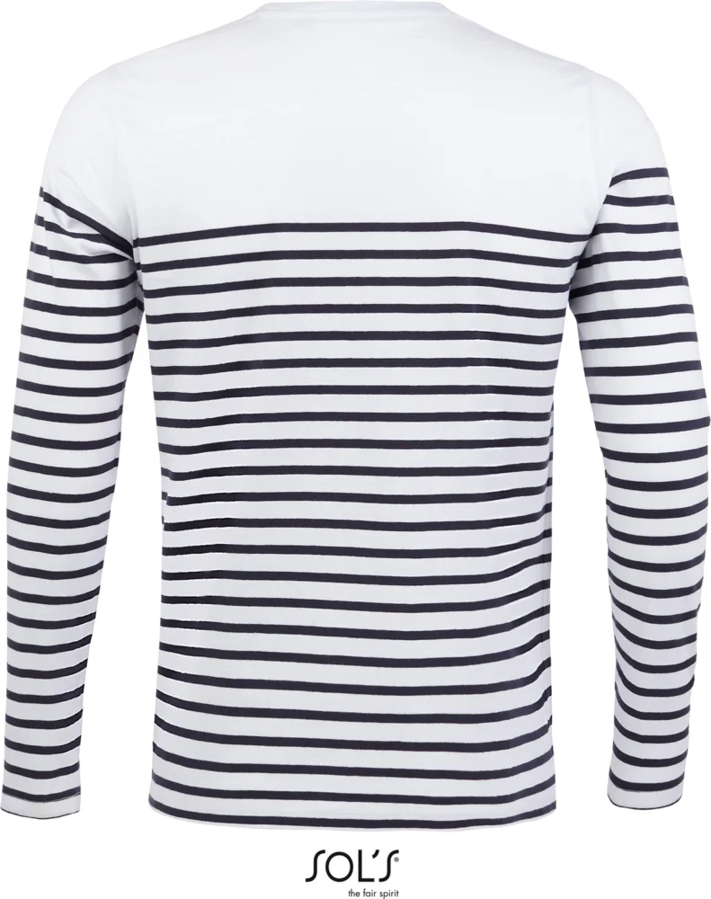 Men's T-Shirt striped long-sleeve