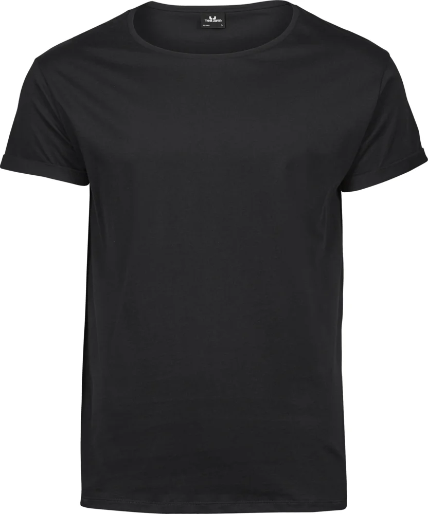 Herren T-Shirt mit Umschlag am Arm