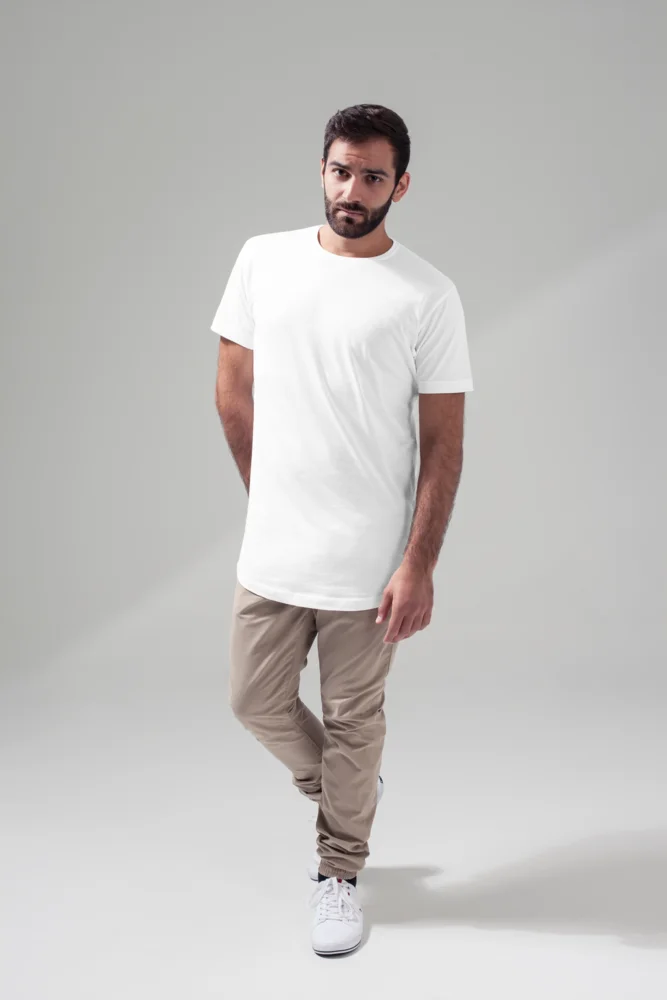 Herren T-Shirt "Shaped Long"