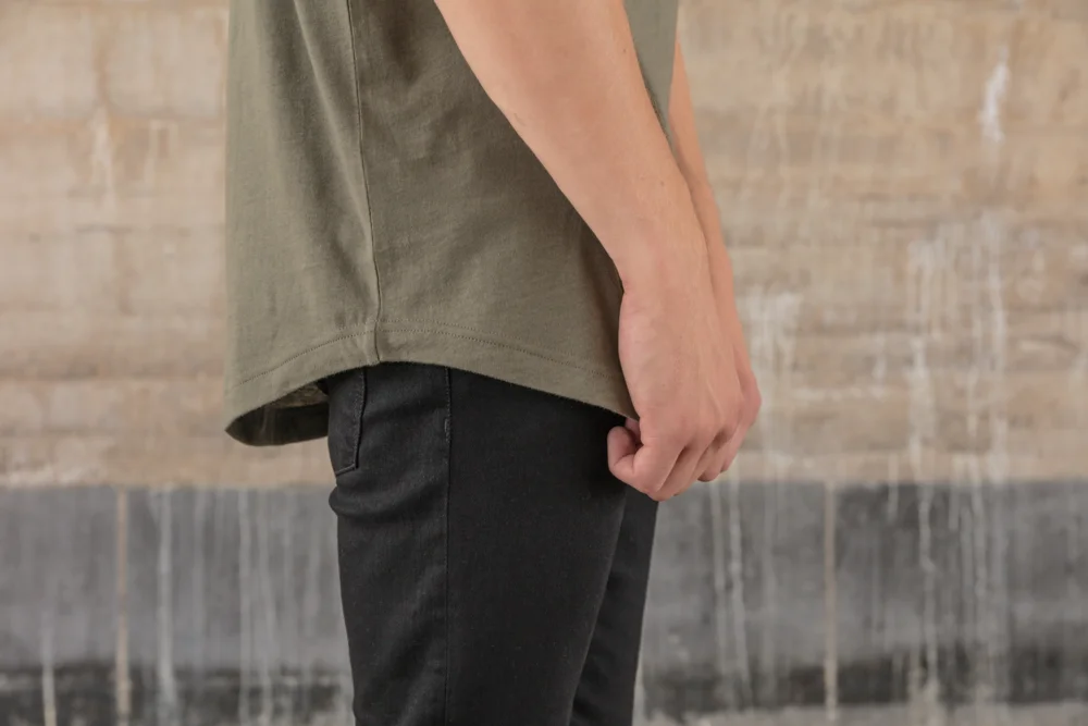 Herren T-Shirt "Shaped Long"