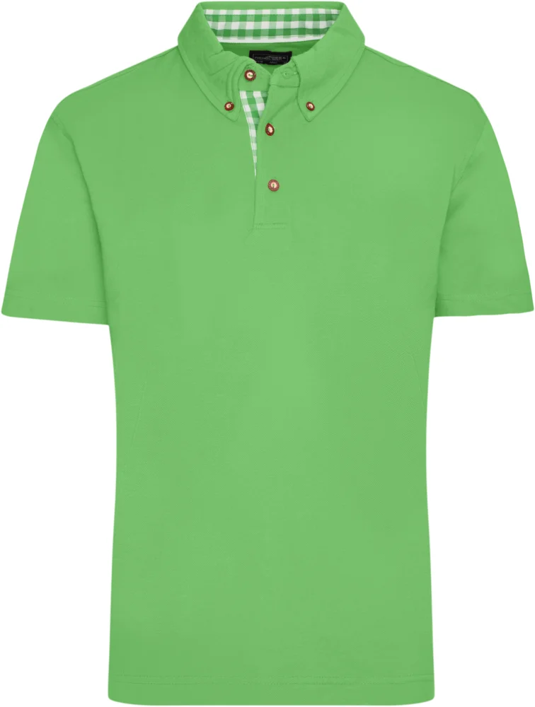 Herren Trachten Piqué Polo