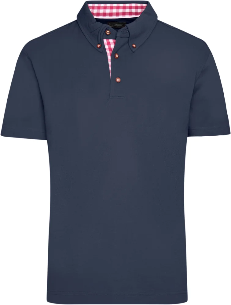 Herren Trachten Piqué Polo