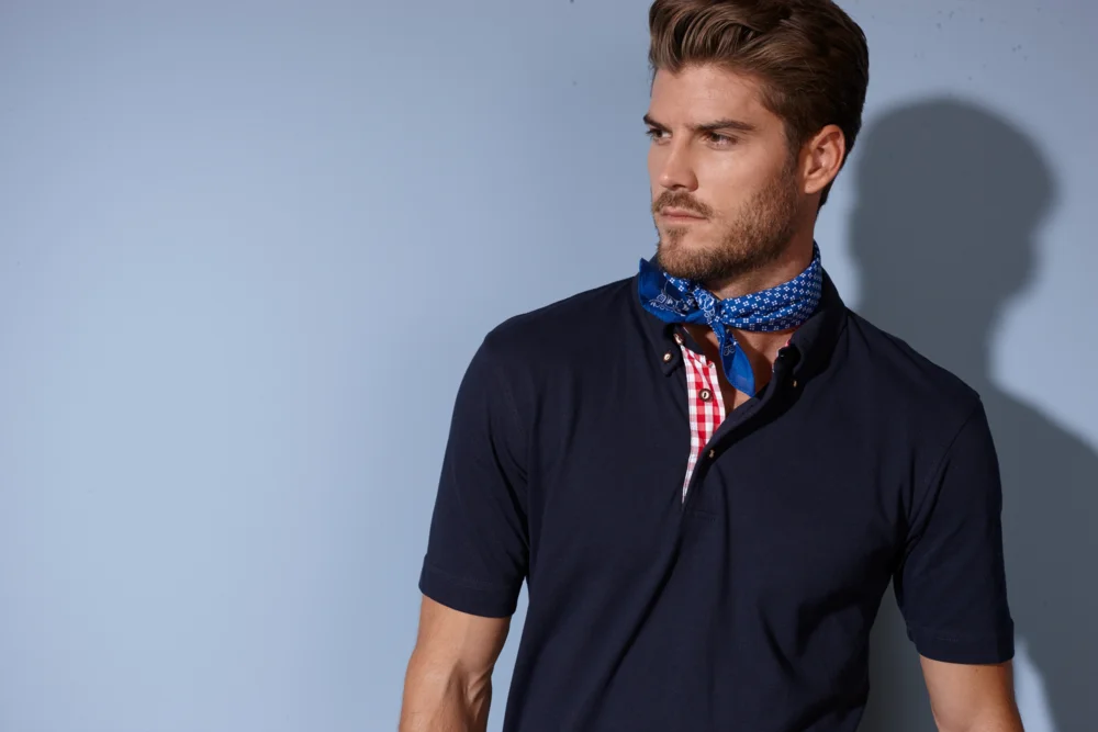 Herren Trachten Piqué Polo