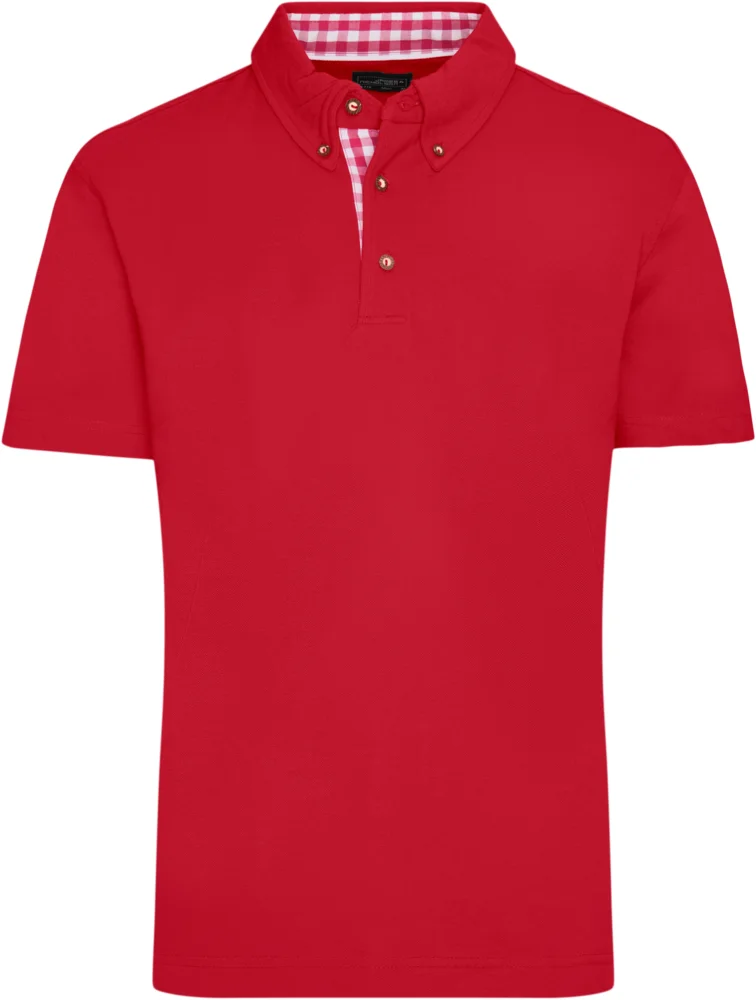 Herren Trachten Piqué Polo