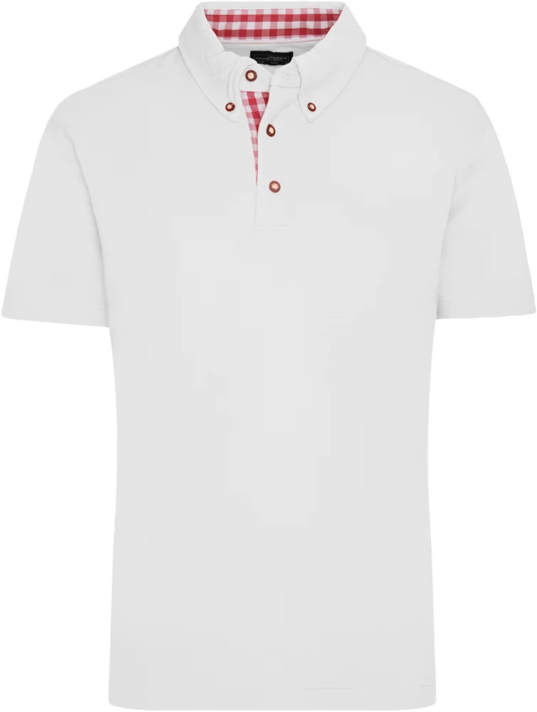 Herren Trachten Piqué Polo